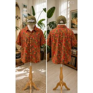 Cookies Tropical Matching Shirt & Snapback Hat Set Medium